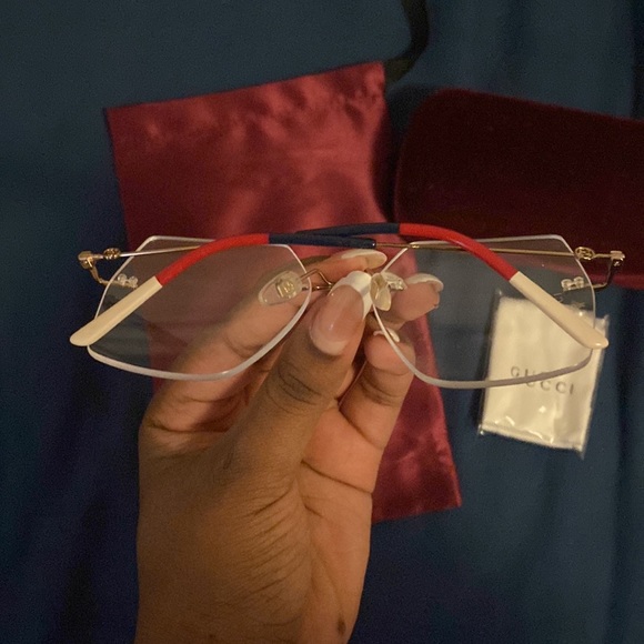 Gucci Rimless Clear glasses